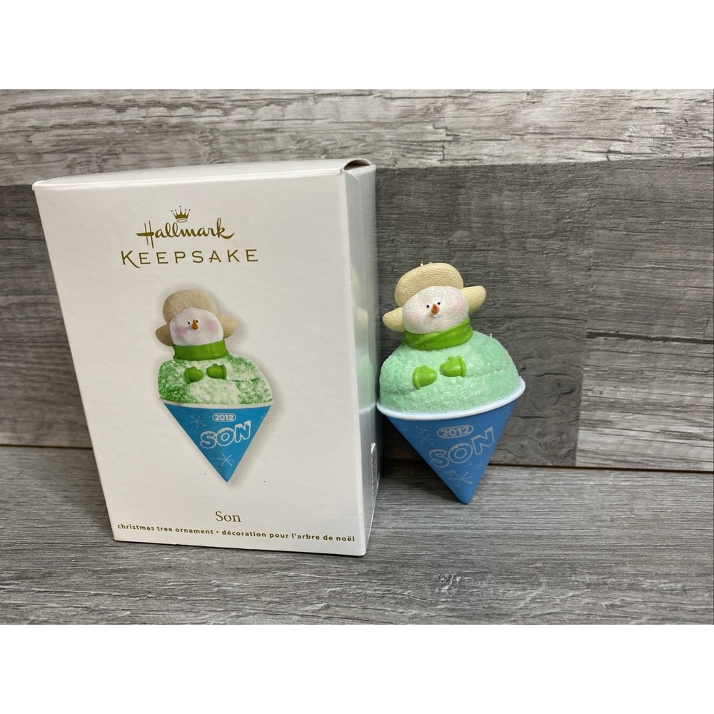 2012 Hallmark Keepsake Ornament - Son in a Snow Cone